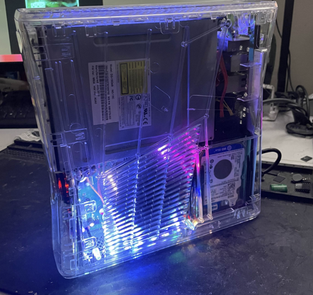 Clear case Xbox 360 slim